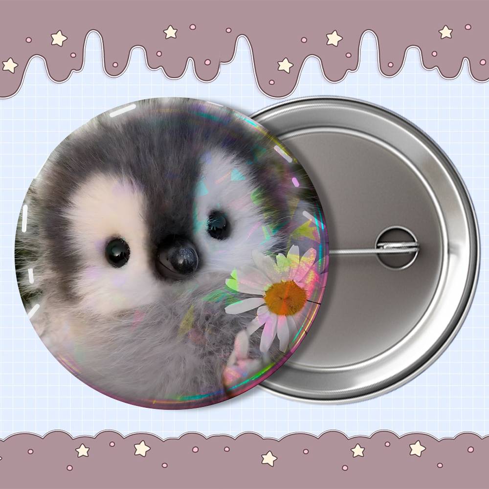 cute zoo Seal sea lion penguin - Button Badge Blank 评论和价格