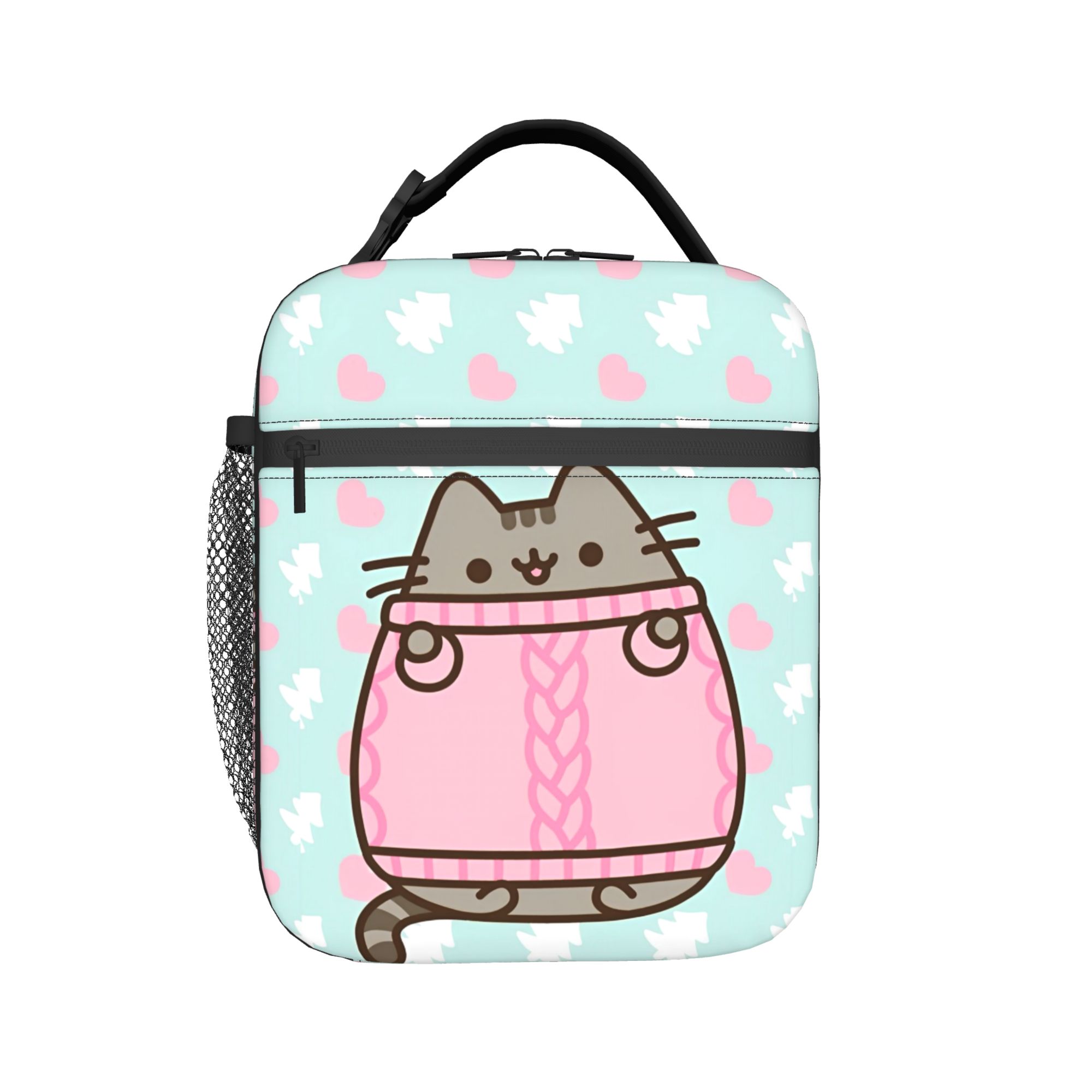 Cute Cat Insulated Lunch Bags  - Tote Bag Sublimation 评论和价格