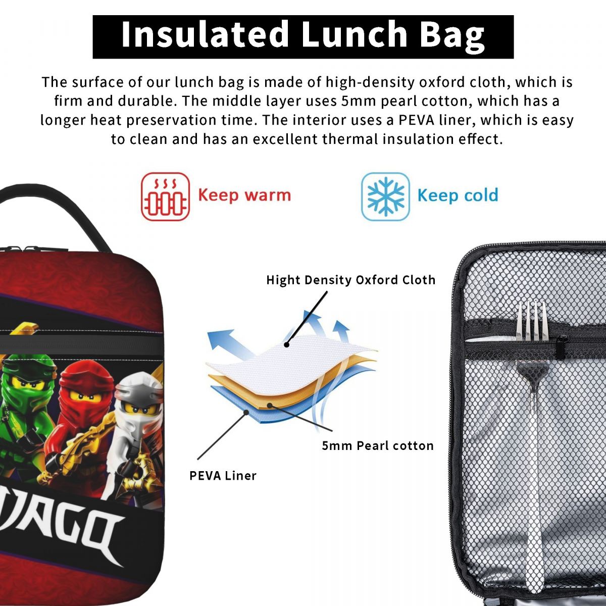 Custom Phantoms N-Ninjagos Ins - Tote Bag Sublimation 评论和价格