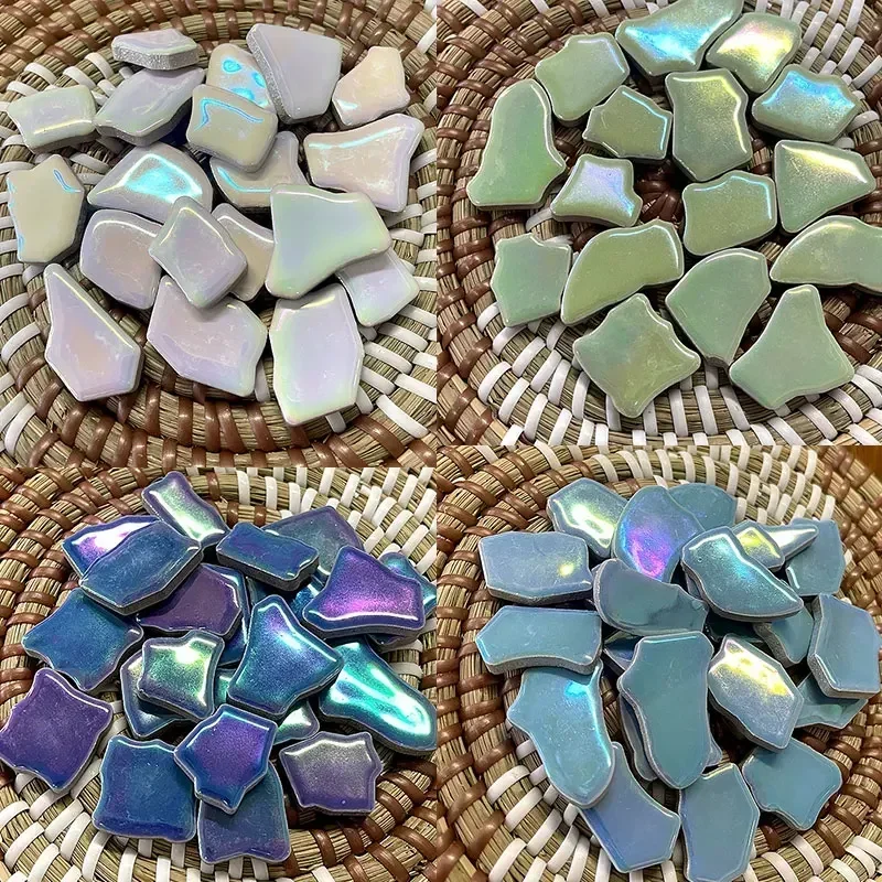 100g irregular Ceramic Mosaic  - Ceramic Tile Blank 评论和价格