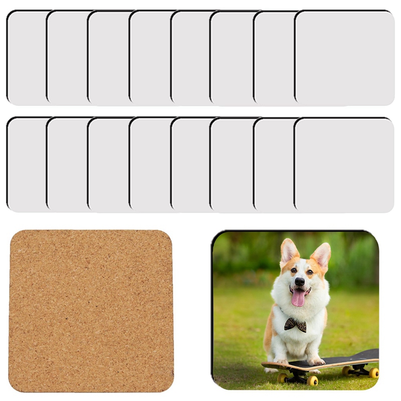 18Pcs Sublimation Square Coast - Coaster Sublimation Blank 评论和价格