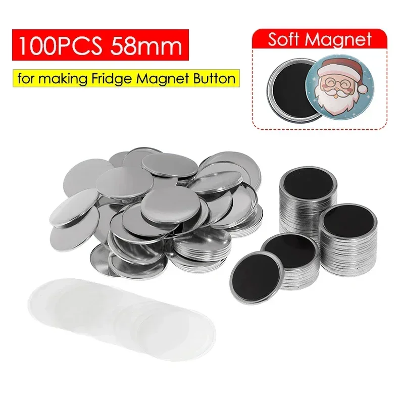 Blank Soft Magnetic Fridge Mag - Button Badge Blank 评论和价格