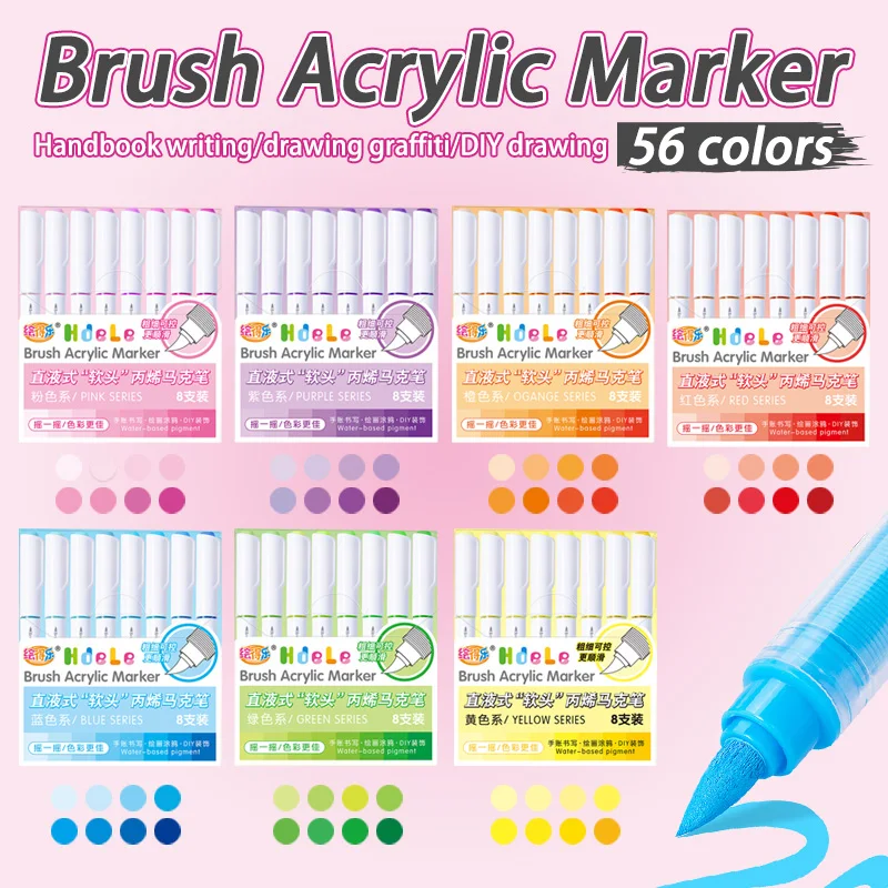 Hdele 8~120 Colors Acrylic Mar - Copic Marker Sketch 评论和价格