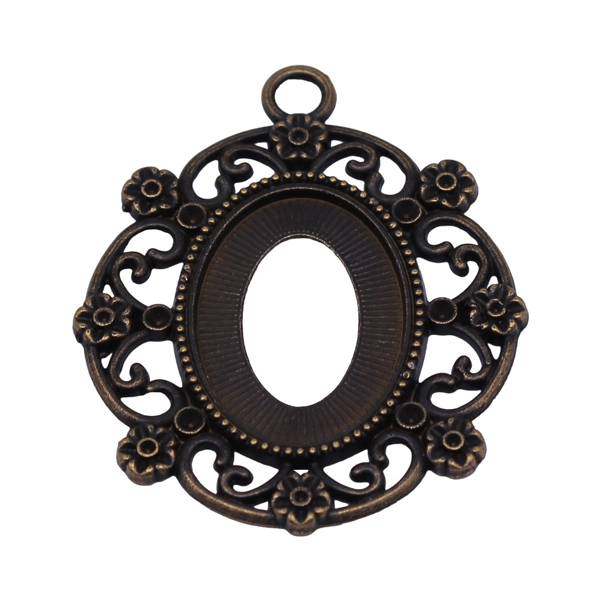 Fit 18x25mm Bezel Tray Setting - Metal Photo Panel 评论和价格